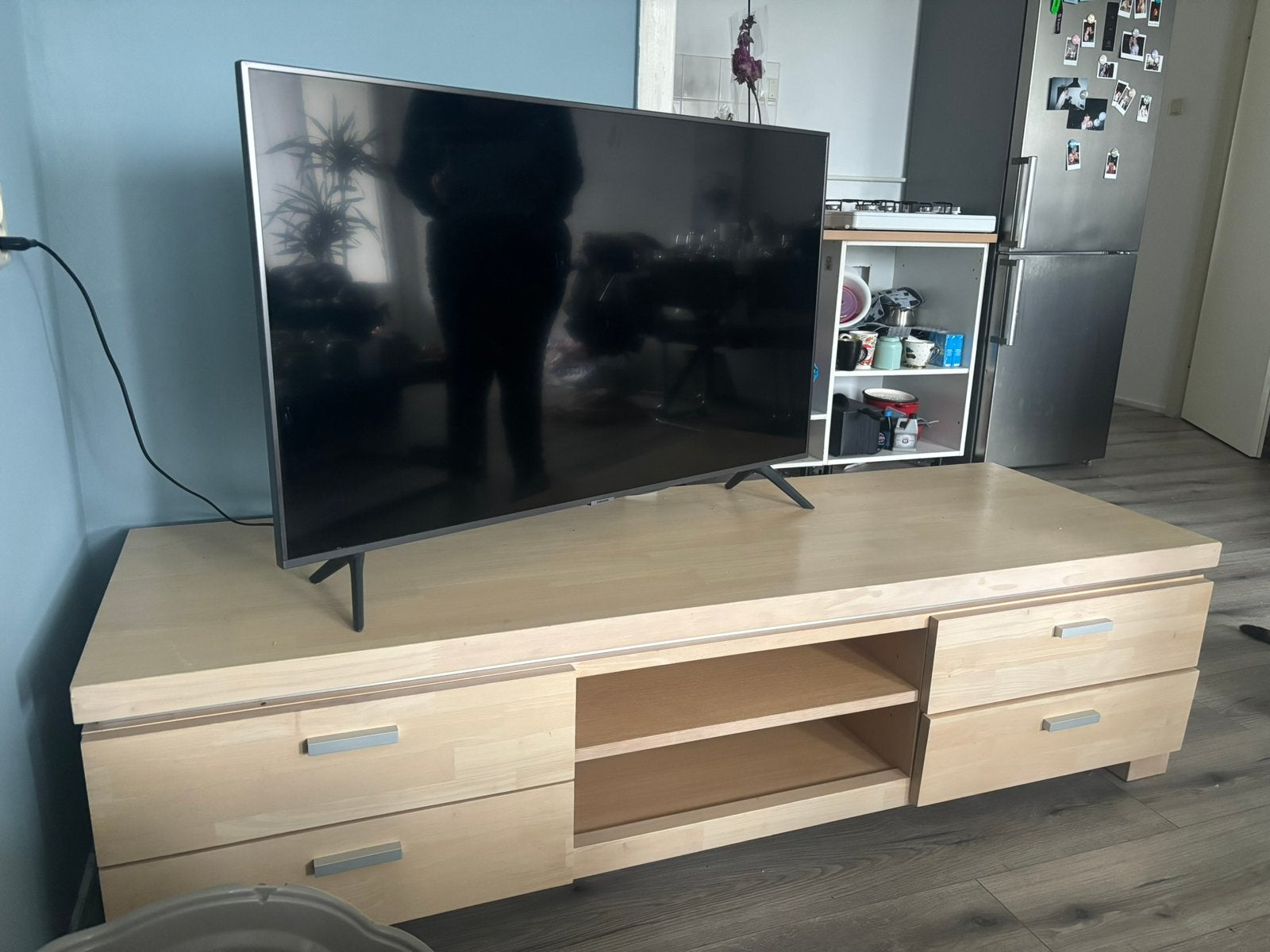 Tvmeubel, Ophalen, 50 tot 100 cm, Zo goed als nieuw, Minder dan 100 cm