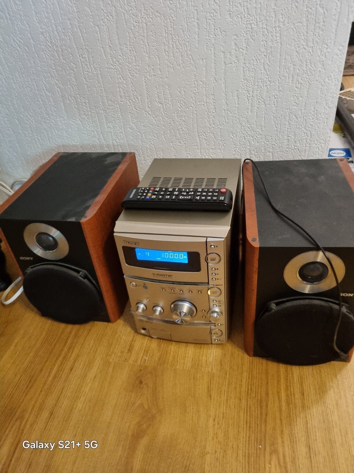 Sony Microset met CD-speler, Tuner en Speakers, Ophalen, Gebruikt, Tuner of Radio, Microset