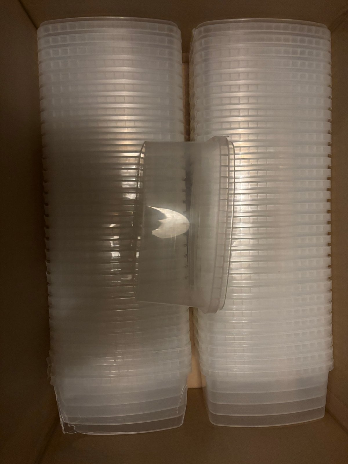 62 gloednieuwe plastic bakjes voor voedselopslag, Overige typen, Kunststof, Nieuw, Ophalen of Verzenden