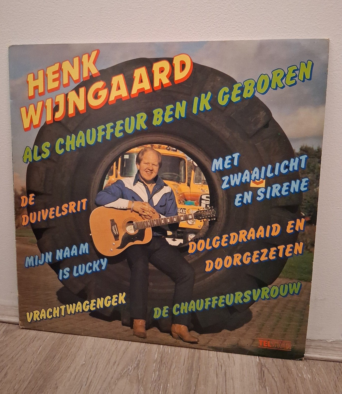 Henk Wijngaard LP's o.a.  Kilometervreters, Volle bak, LP, Gebruikt, Verzenden, Levenslied of Smartlap