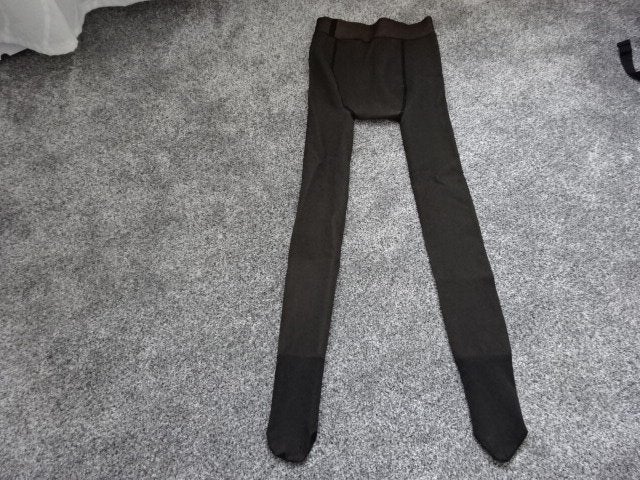 3x ZWARTE panty met FLEECE / maat XL, Maat 48/52 (XL), Zwart, Nieuw, Ophalen of Verzenden
