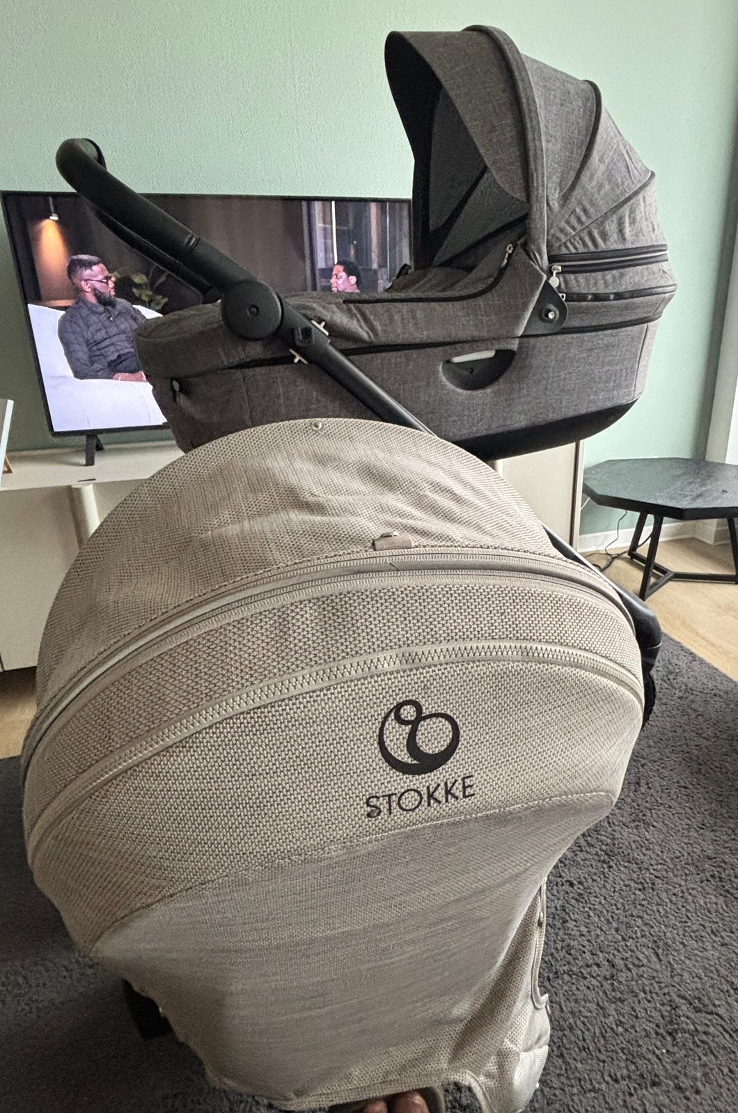 Stokke Trailz Grey Melange, Ophalen, Gebruikt, Kinderwagen, Overige merken