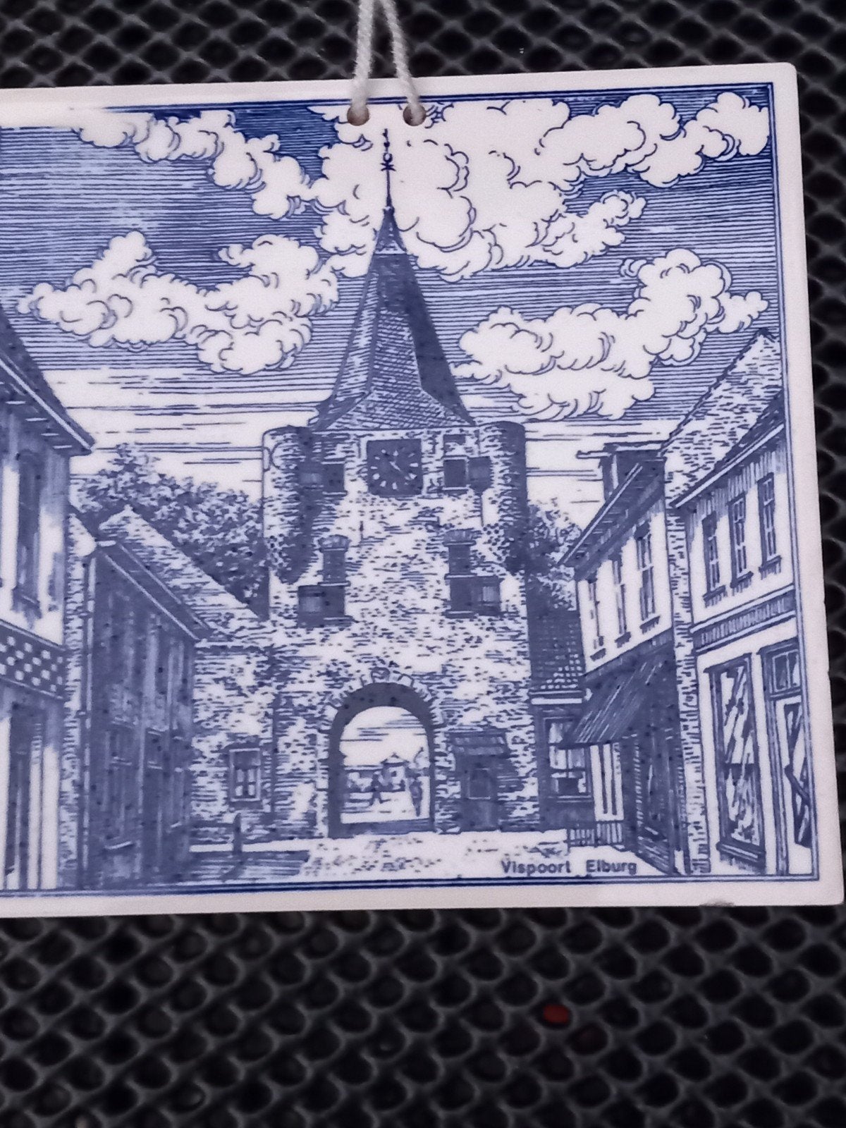 wandtegel Elburg de Vispoort, Ophalen of Verzenden