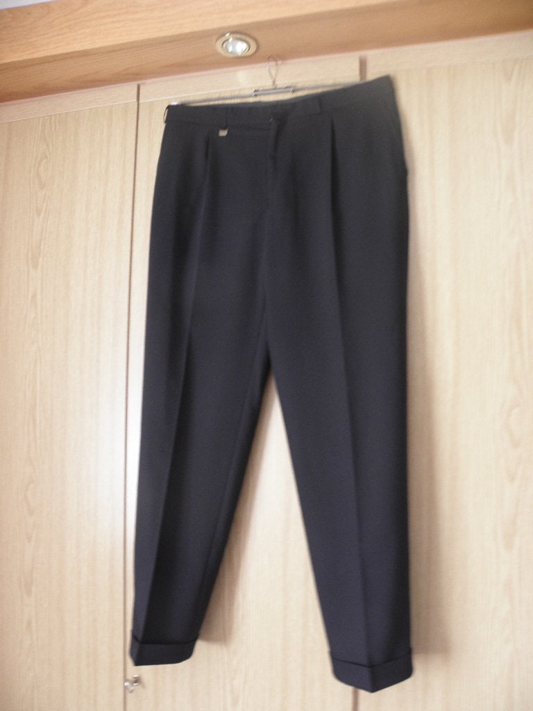 Nette zwarte stretch broek MOBIL ELASTO M.E.N.S mt 54 goed, Maat 52/54 (L), Zwart, Ophalen of Verzenden, Gedragen