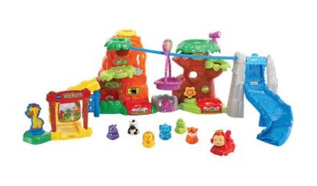 VTech Zoef Zoef Dieren Avonturenpark, Kinderen en Baby's, Speelgoed | Vtech, Ophalen, Zo goed als nieuw, 2 tot 4 jaar