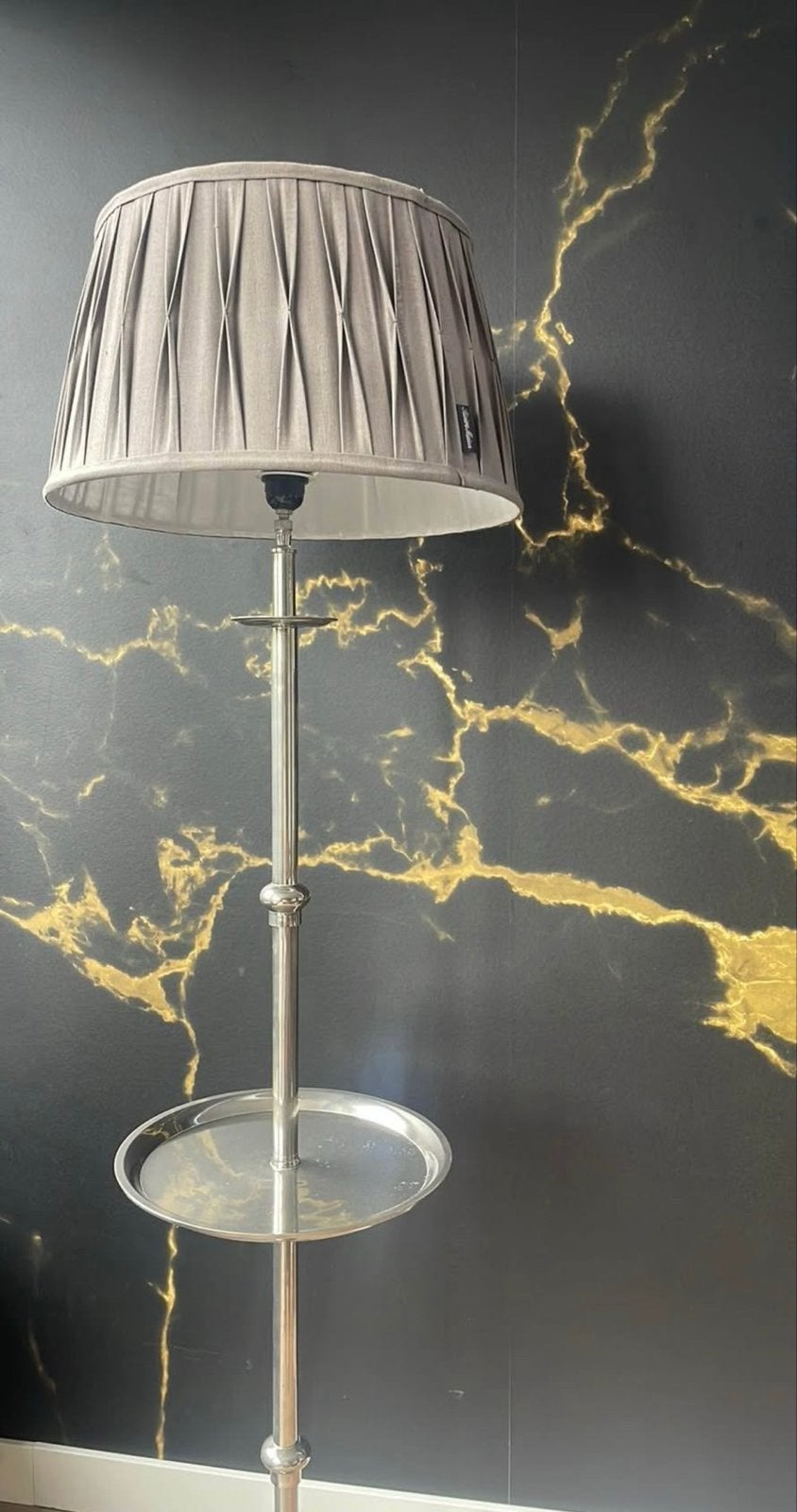 Riviera Maison vloerlamp inclusief kap, Huis en Inrichting, Lampen | Vloerlampen, Ophalen, Zo goed als nieuw, Metaal, 150 tot 200 cm