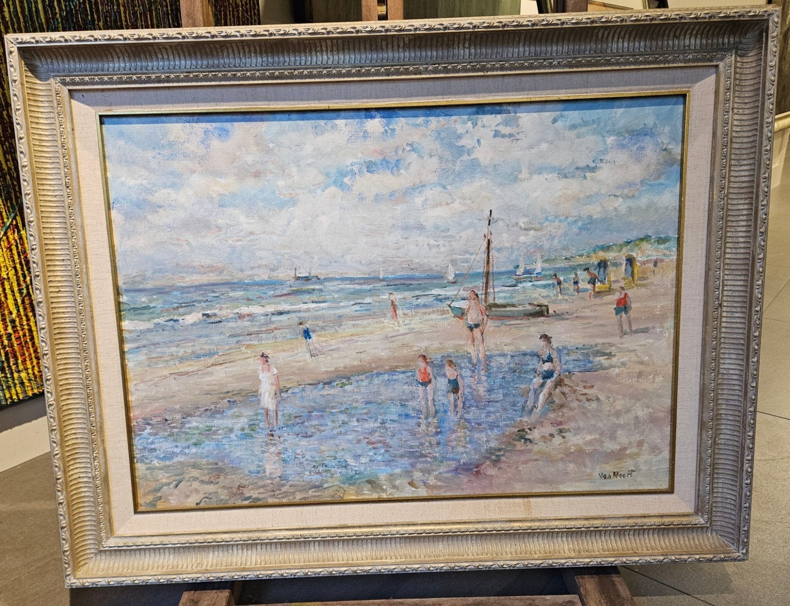 Schilderij Adrianus Cornelis van Noort (1914-2003), Antiek en Kunst, Kunst | Schilderijen | Klassiek, Ophalen, Origineel werk