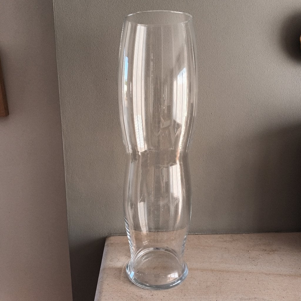 Vaas, groot, glas, Huis en Inrichting, Woonaccessoires | Vazen, Ophalen of Verzenden, Zo goed als nieuw, Overige kleuren, Glas
