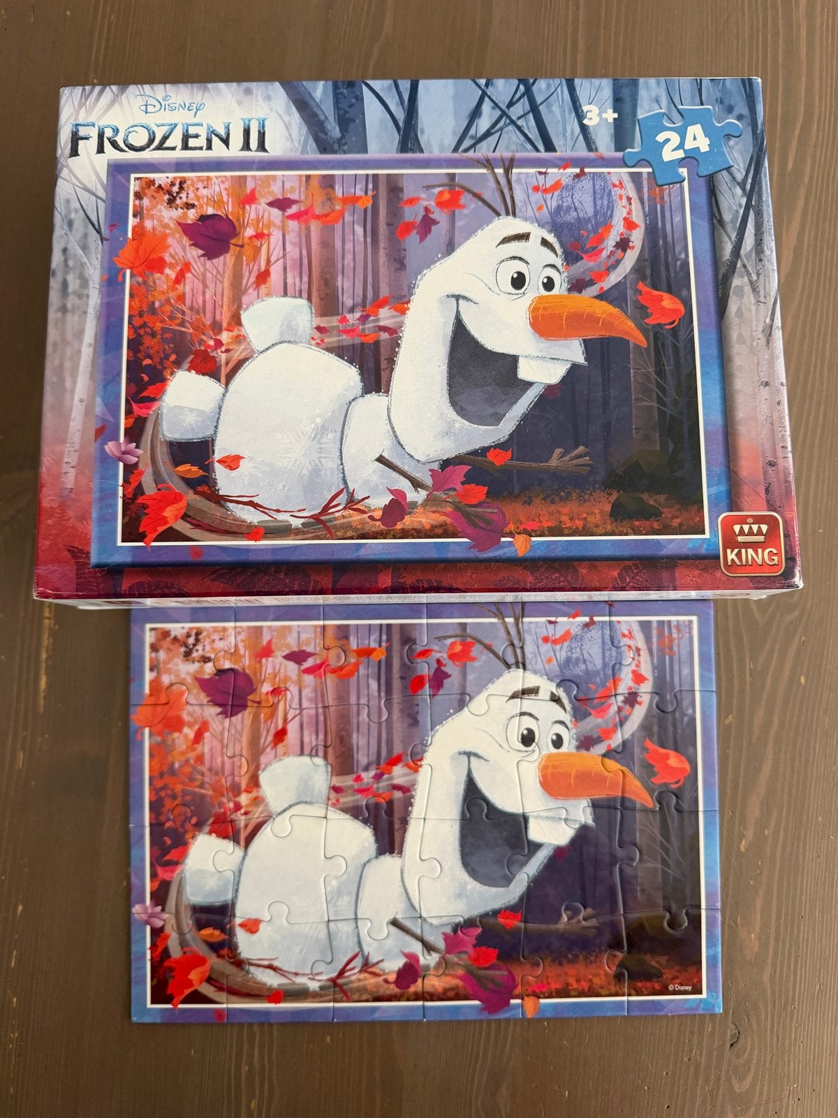 Disney Frozen II Olaf puzzel 24 stukjes, Ophalen, 10 tot 50 stukjes, Zo goed als nieuw, 2 tot 4 jaar