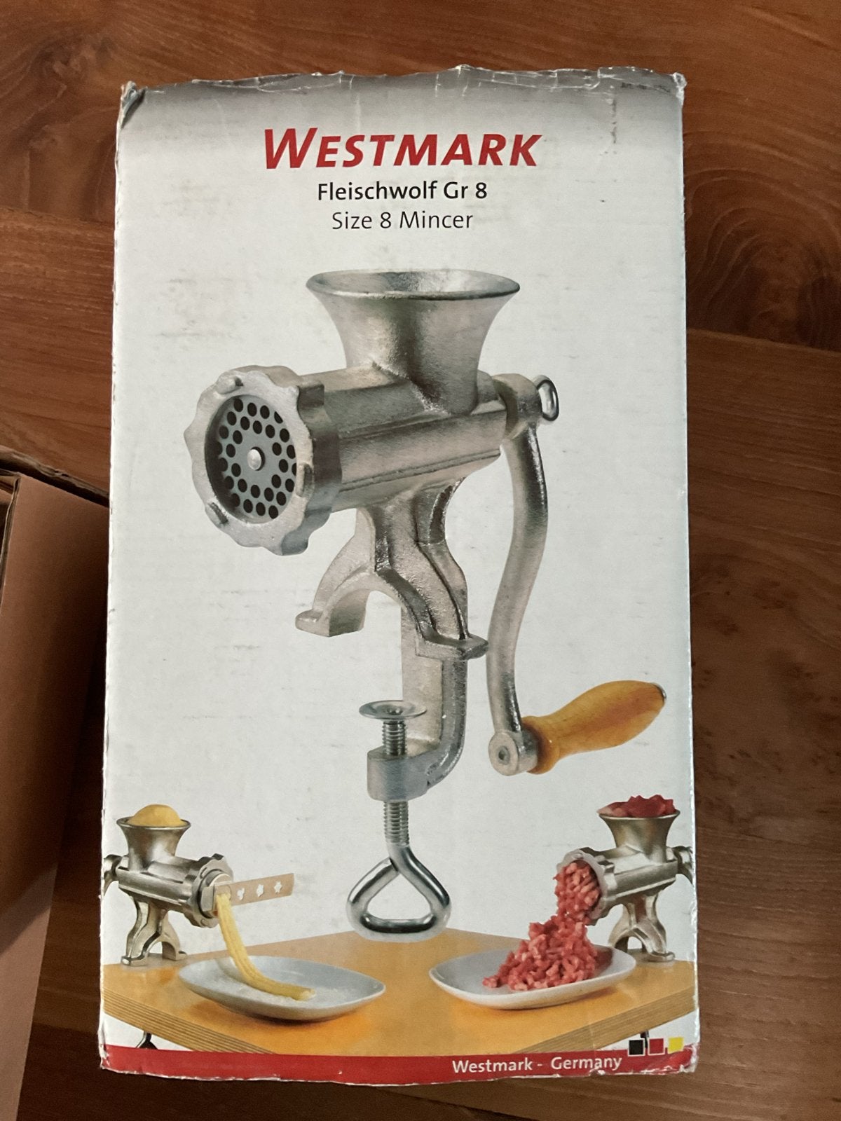 Westmark Vleesmolen Gr 8, Tuin en Terras, Barbecue-accessoires, Gebruikt, Ophalen
