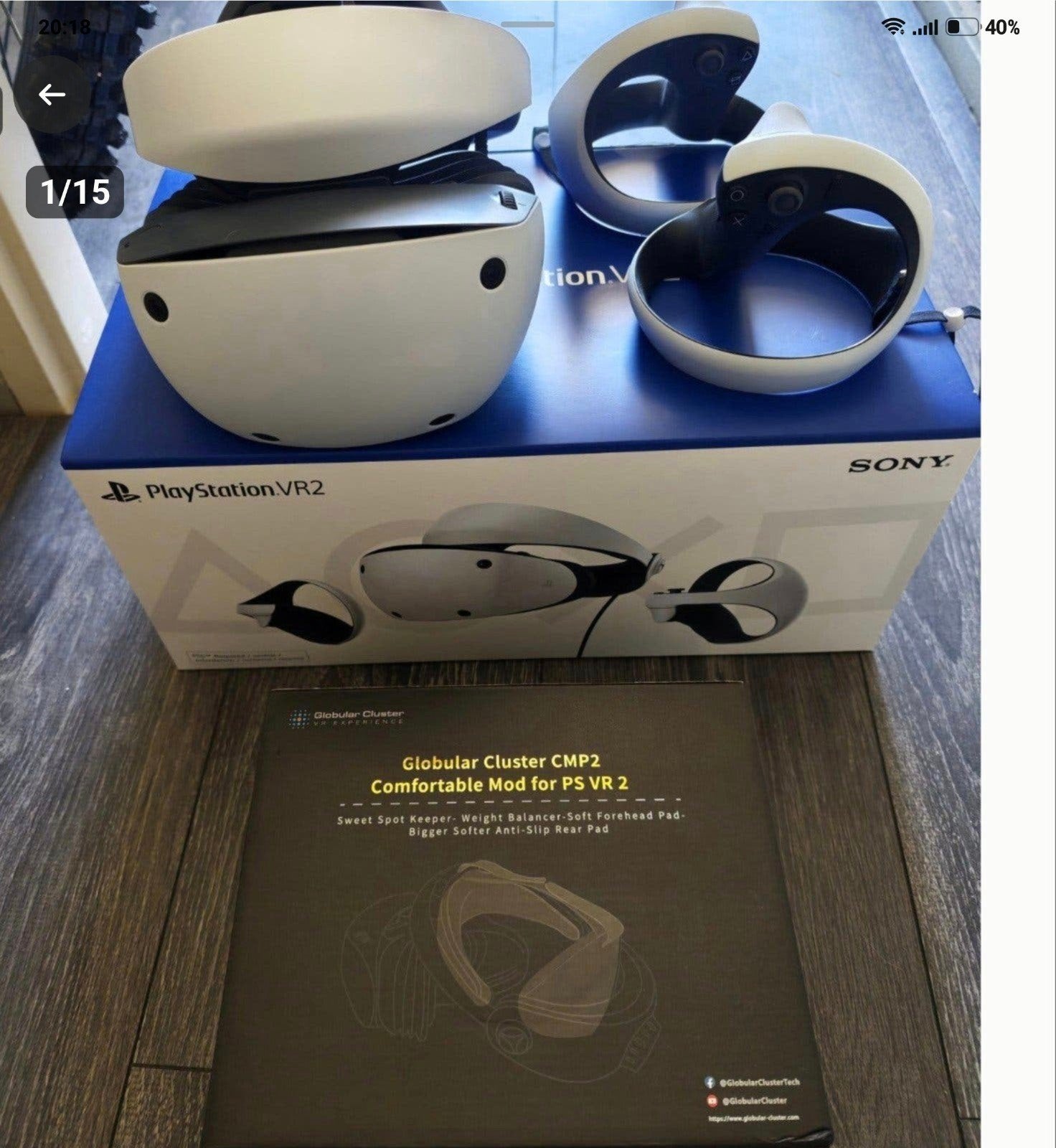 PlayStation VR2!Zo goed als nieuw+Globular Cluster CMP2!, Ophalen of Verzenden, Zo goed als nieuw, Sony PlayStation