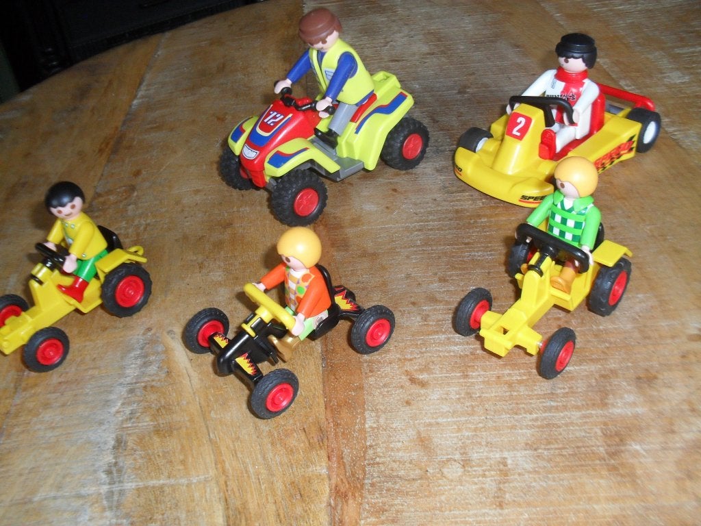 Playmobil skelters 5 stuks setje no 3, Ophalen of Verzenden, Zo goed als nieuw
