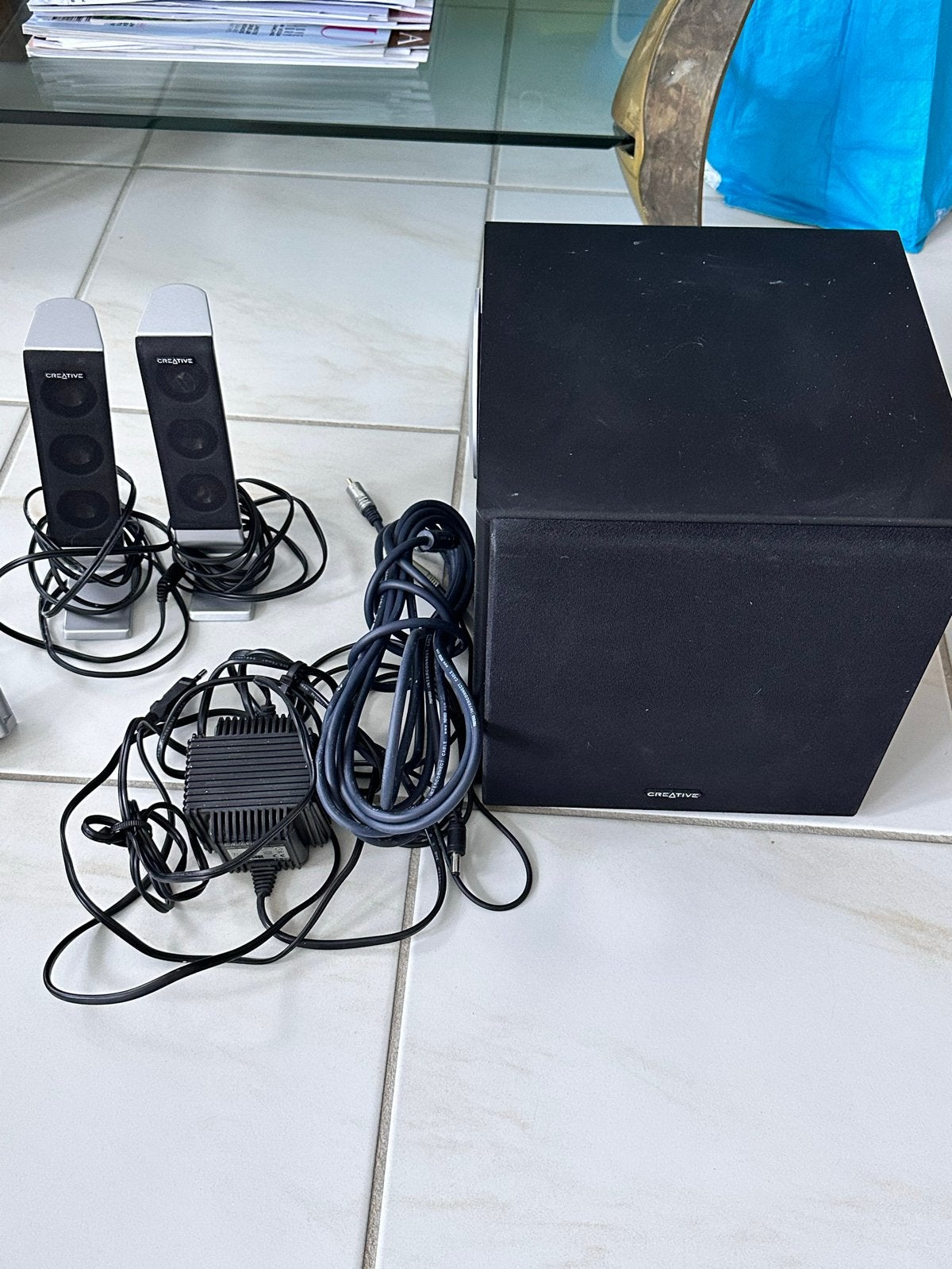 Creative Inspire 2.1 3300 speakerset met subwoofer, Computers en Software, Ophalen, Gebruikt