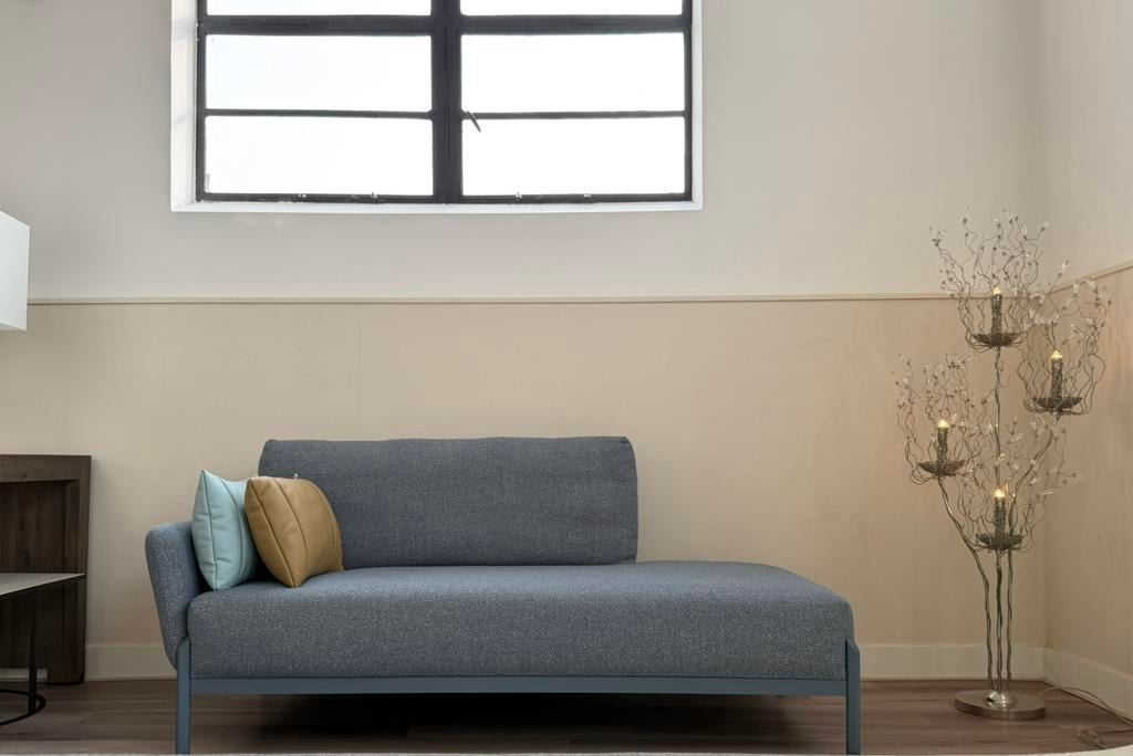 Leolux Enna divan Mondo Cielo, Huis en Inrichting, Banken | Bankstellen, Ophalen, Nieuw, 75 tot 100 cm, Minder dan 150 cm