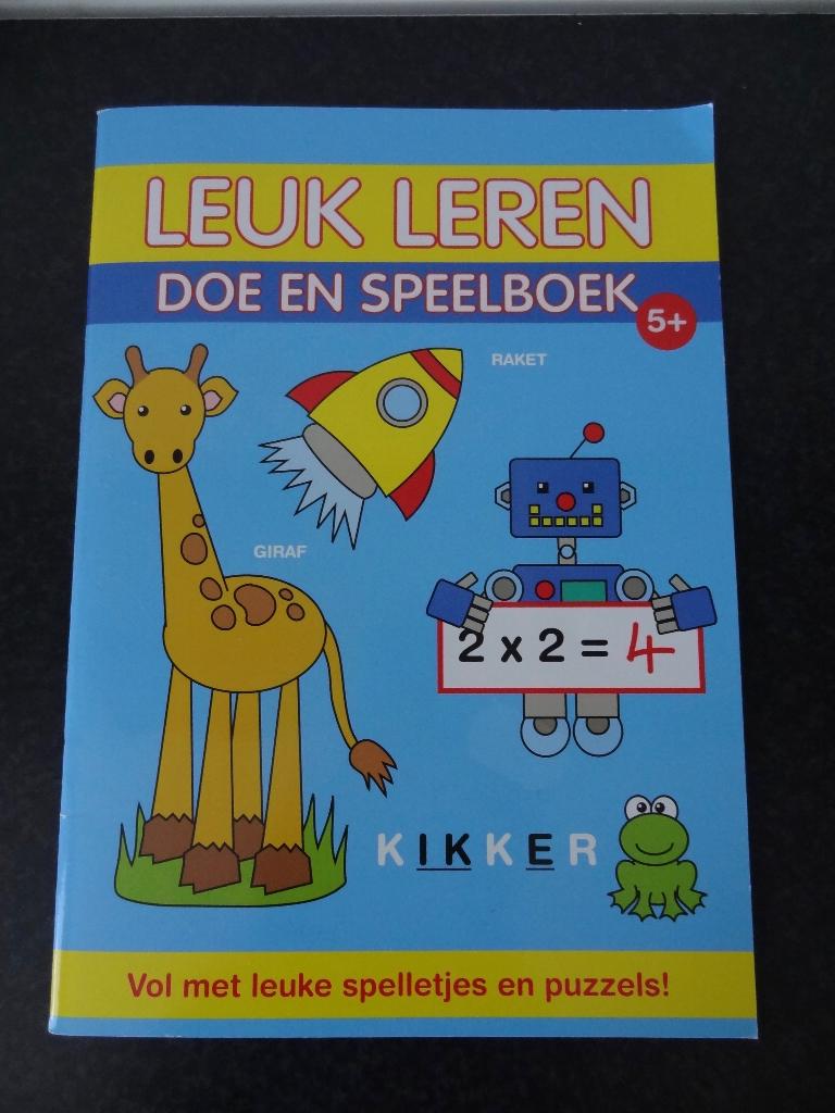Nieuw leuk leren doe en speelboek vanaf 5 jaar, Ophalen of Verzenden, Nieuw, Puzzelen
