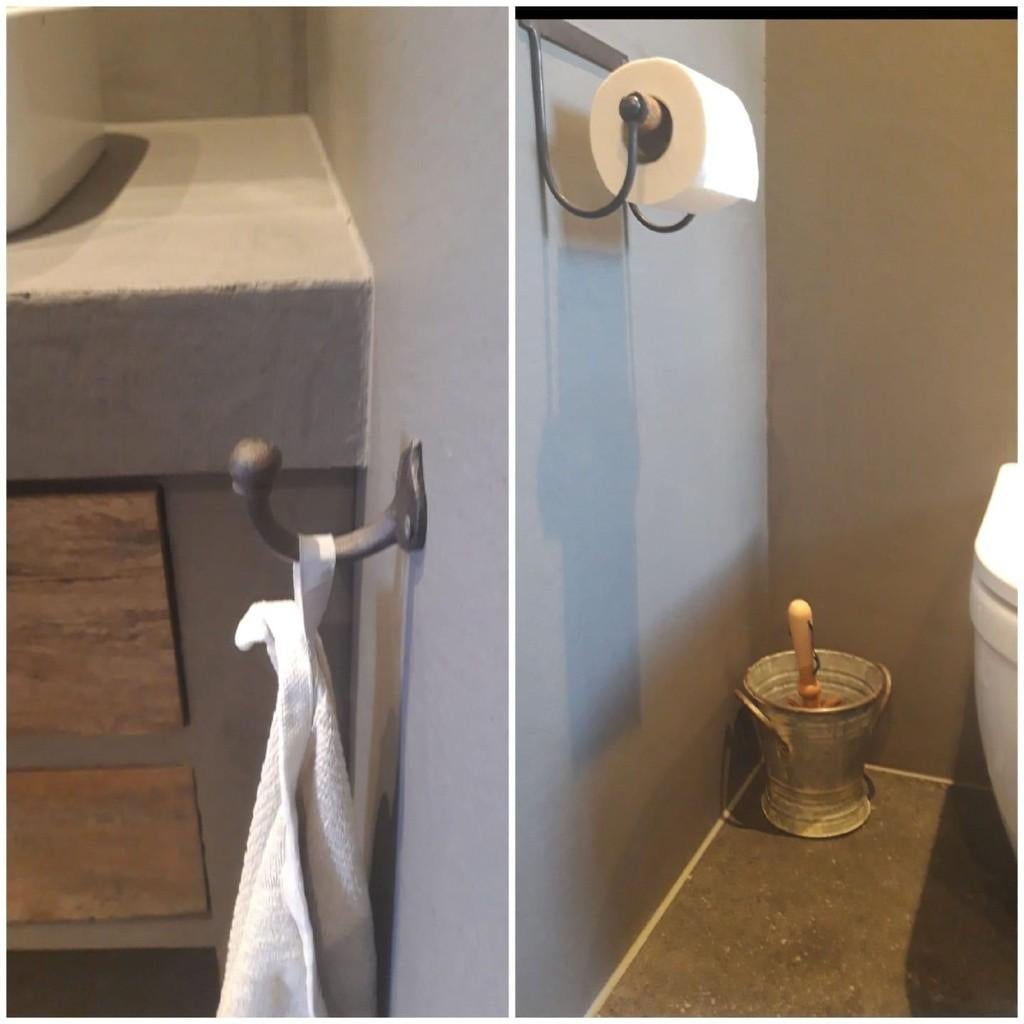 WC-Borstelhouder Ouderwetse kan Landelijk - Stoer, Minder dan 50 cm, Overige typen, Nieuw, Ophalen of Verzenden