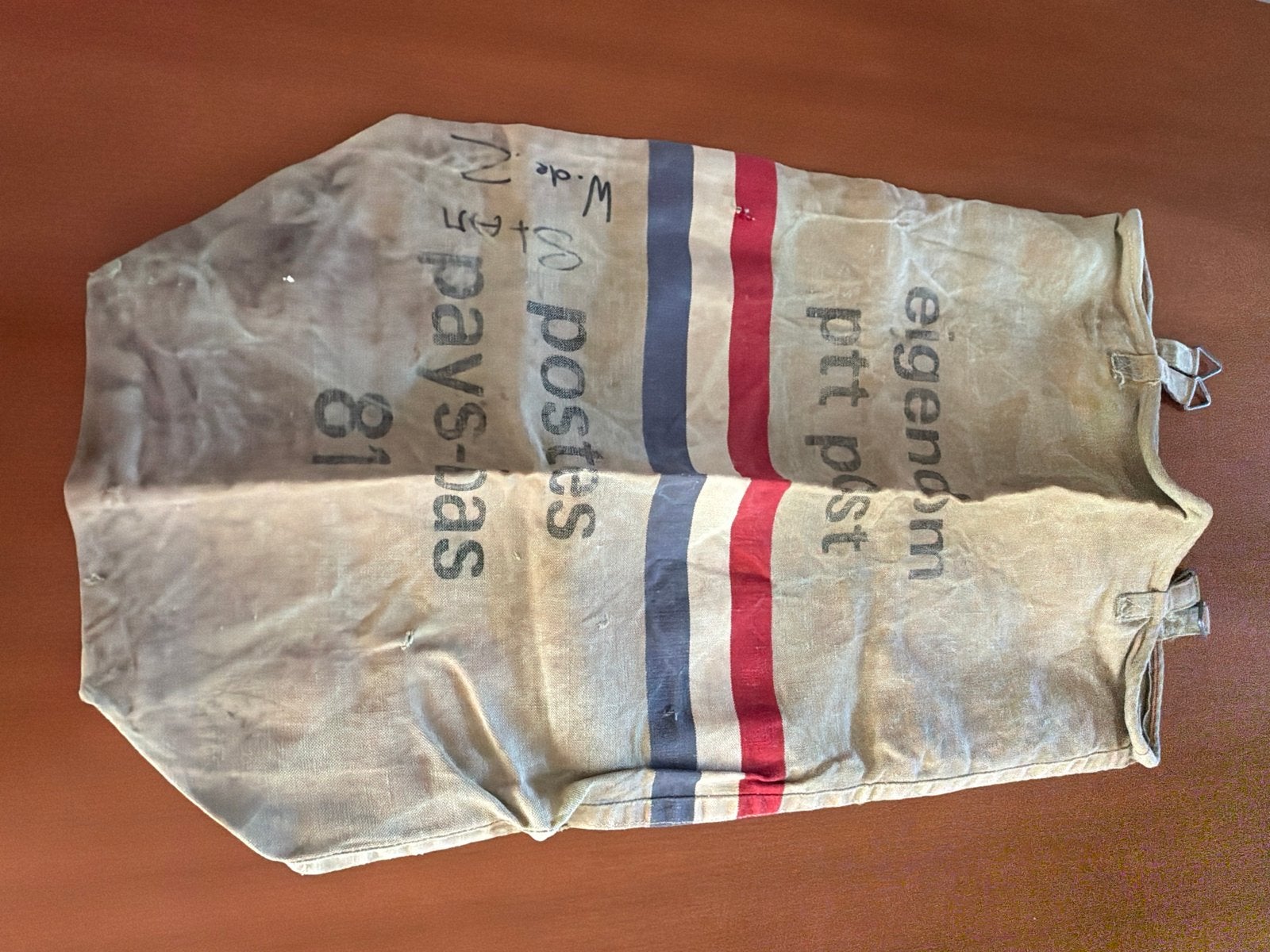 Vintage PTT Postzak - Authentiek Nederlands Erfgoed, Verzenden, Gebruikt