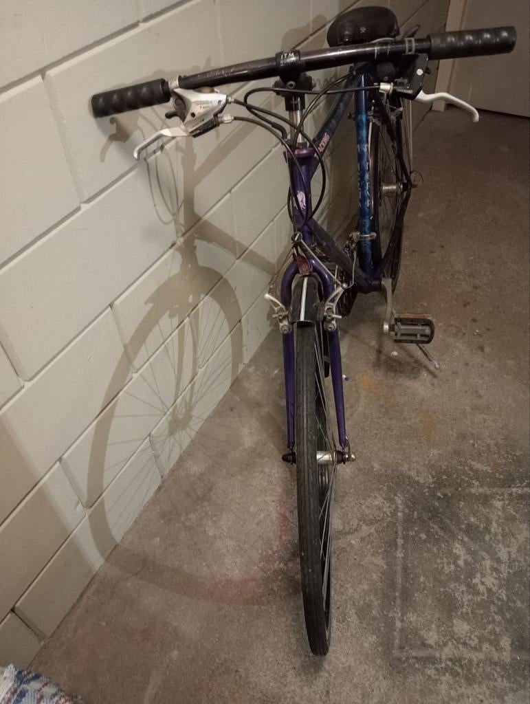 Menreva fiets met versnellingen, Fietsen en Brommers, Fietsen | Heren | Herenfietsen, Overige merken, Gebruikt, Velgrem, Versnellingen