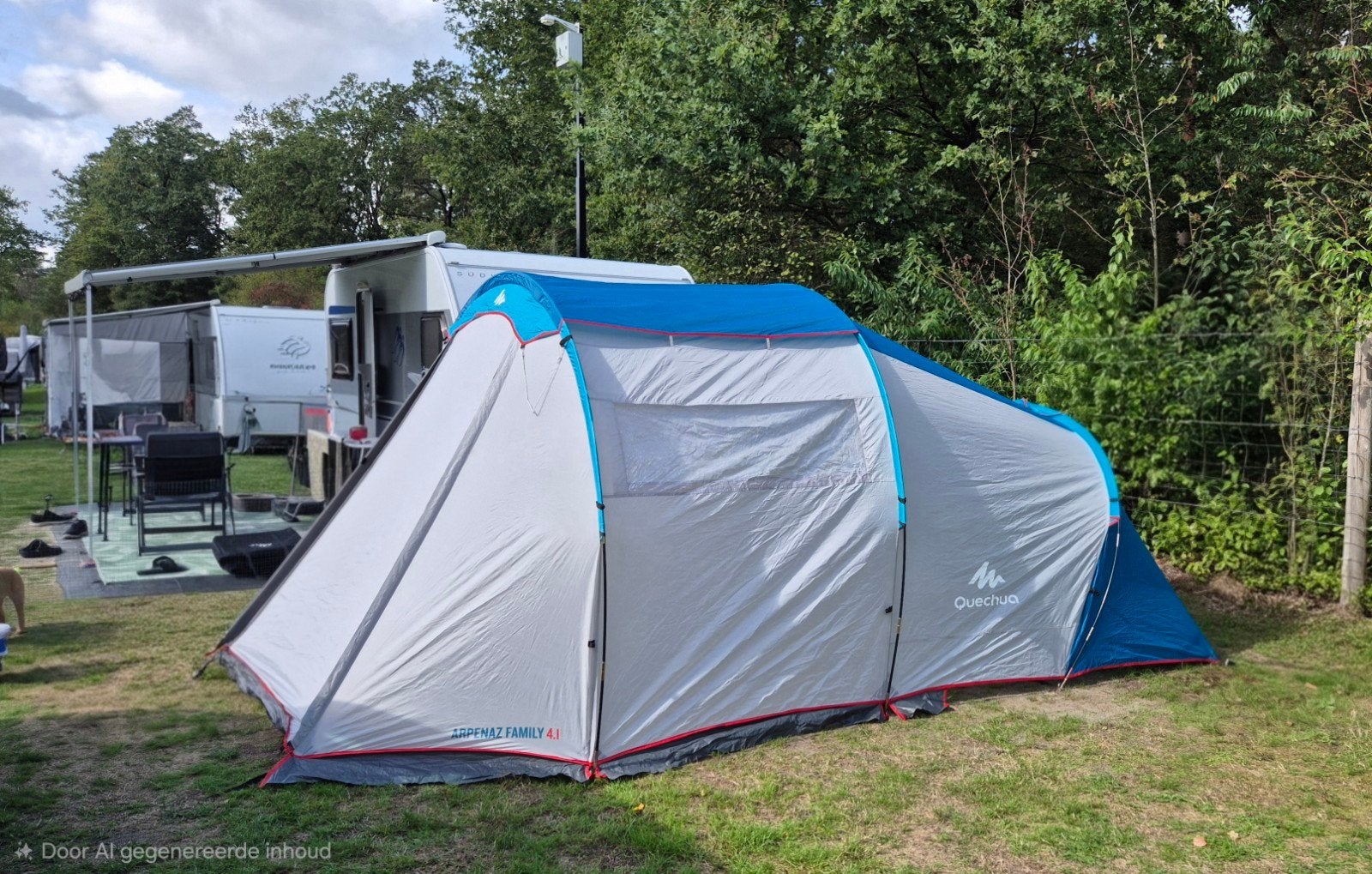 Quechua Arpenaz Family 4.1 Tent - Ruime Gezinstent, Ophalen, Gebruikt, Tot en met 4