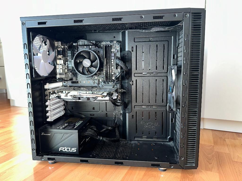 1440p/1080p gaming pc ryzen 5 3600, rx 570 8gb, 16gb ram, Ophalen, Zelf gebouwde pc, Zo goed als nieuw, Gaming