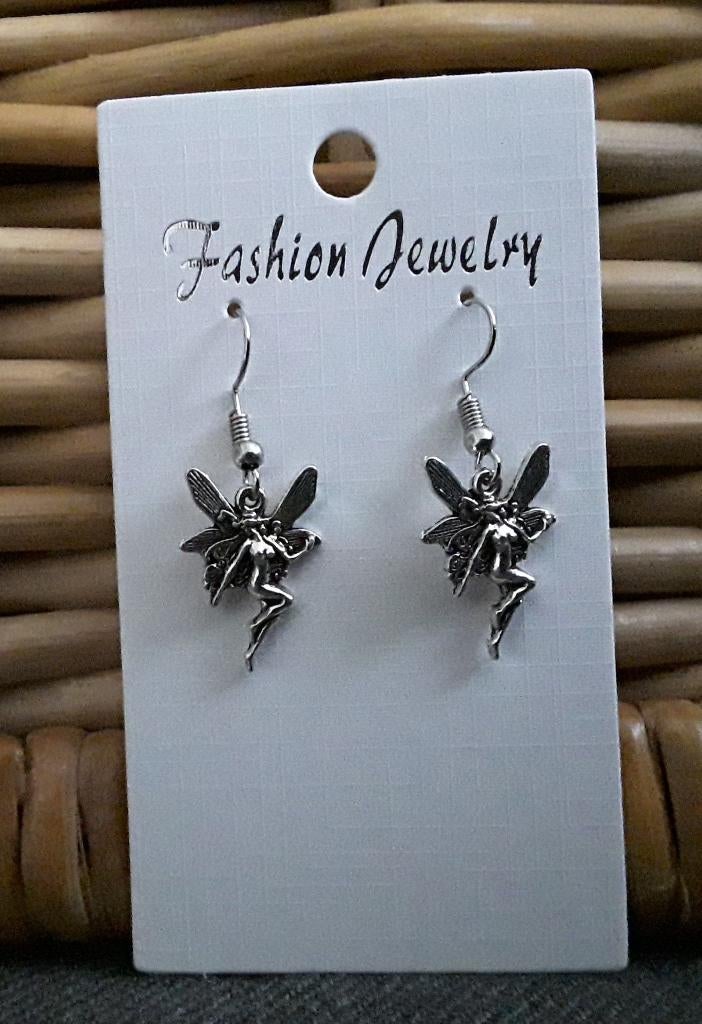 Oorbellen fee - fairy - elf - beschermengel, Overige materialen, Hangers, Nieuw, Ophalen of Verzenden