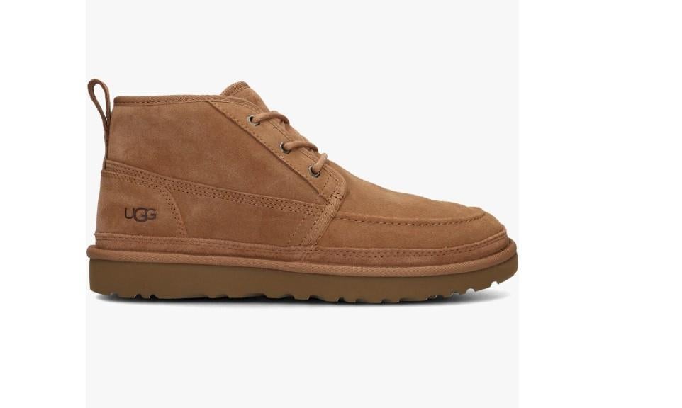 Ugg veterboots cognackleur maat 44, UGG, Bruin, Boots, Ophalen of Verzenden