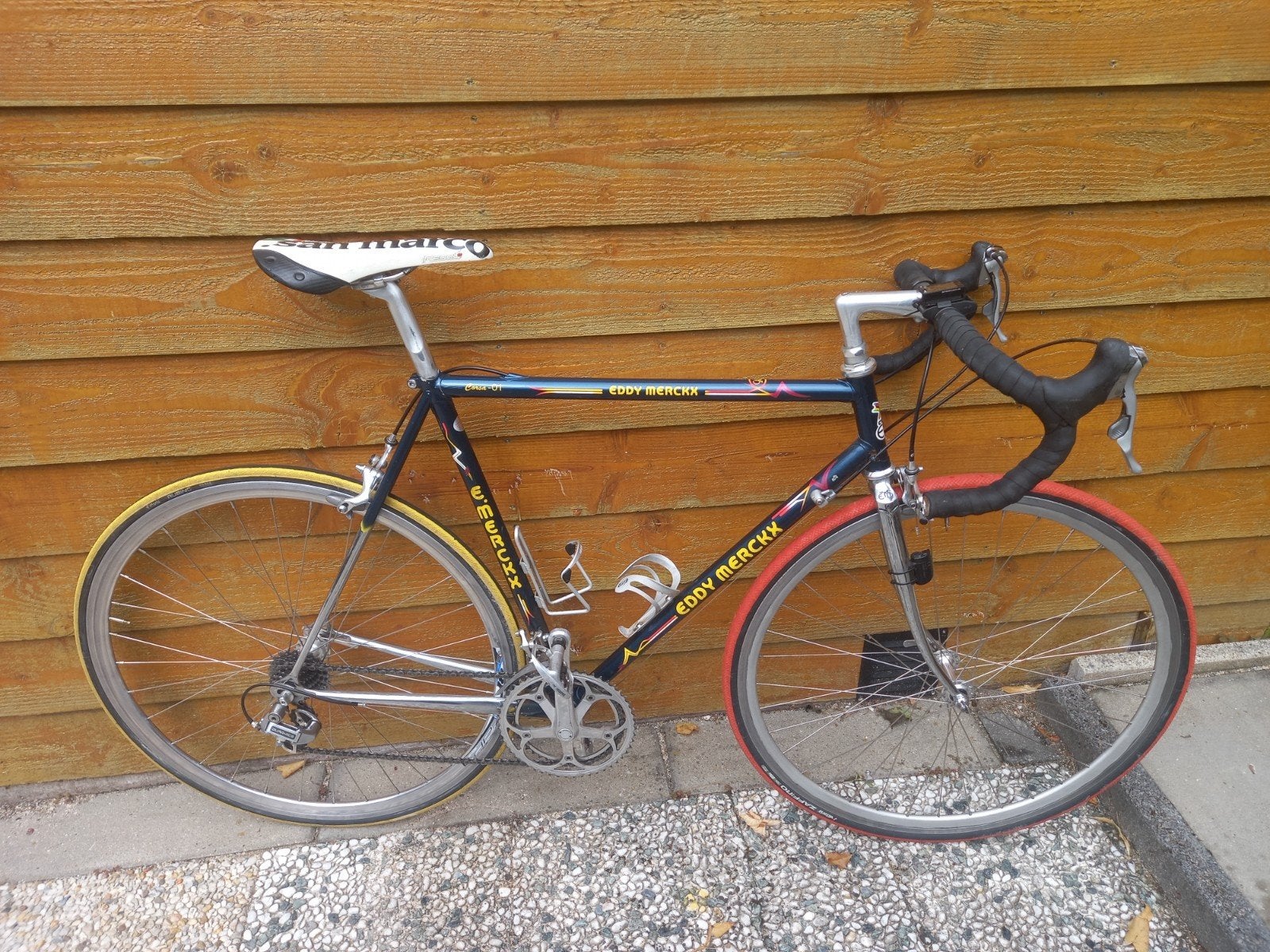 Eddy Merckx corso 01 ( 57 cm. ), Fietsen en Brommers, Fietsen | Racefietsen, 28 inch, Gebruikt, Velgrem, Aluminium