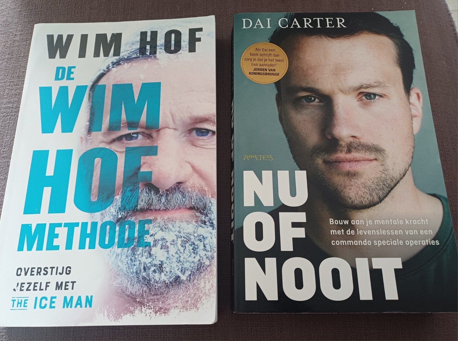 Wim Hof methode & Nu of nooit., Boeken, Ophalen of Verzenden, Zo goed als nieuw
