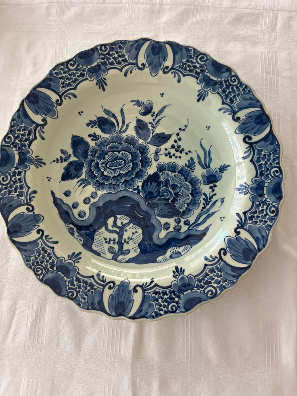 Delfts Blauw Sierbord - Aangeboden door M. Dirkzwager Az., Antiek en Kunst, Ophalen of Verzenden
