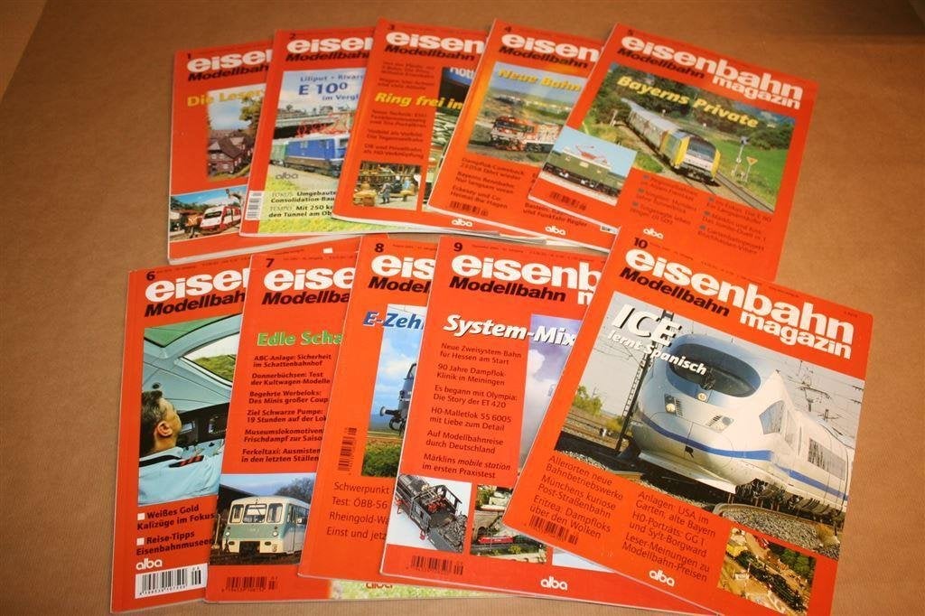 Eisenbahn Magazin Modellbahn 10 delen, Gebruikt, Tram, N.v.t., Ophalen of Verzenden