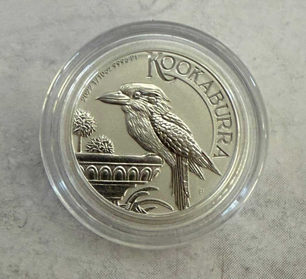 1/10 oz Platina 2022 Kookaburra / Perth mint 999,5 Platina, Ophalen of Verzenden