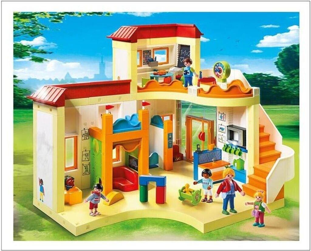 Playmobil 5567 peuterspeelzaal + 5570 speelgroep compleet, Ophalen of Verzenden, Zo goed als nieuw, Complete set