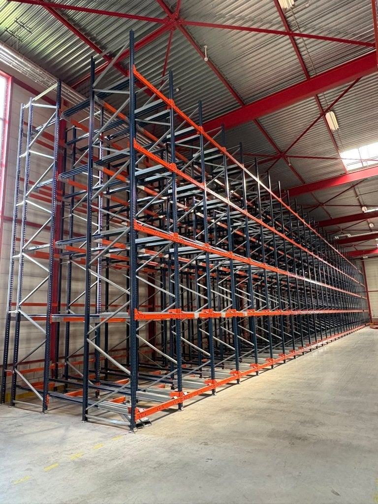 Mecalux Pushback Palletstelling - 640 Palletplaatsen, Ophalen of Verzenden