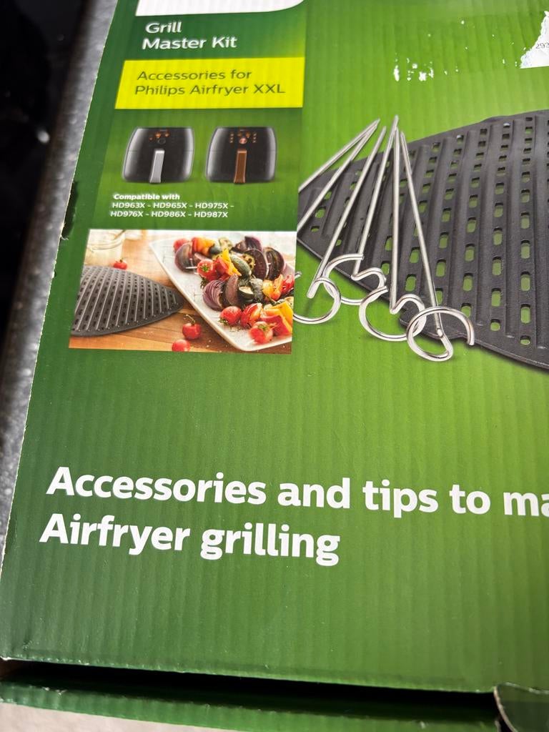 Philips Airfryer Accessory HD9951/00 XXL grillmeesterkit, Ophalen of Verzenden, Nieuw