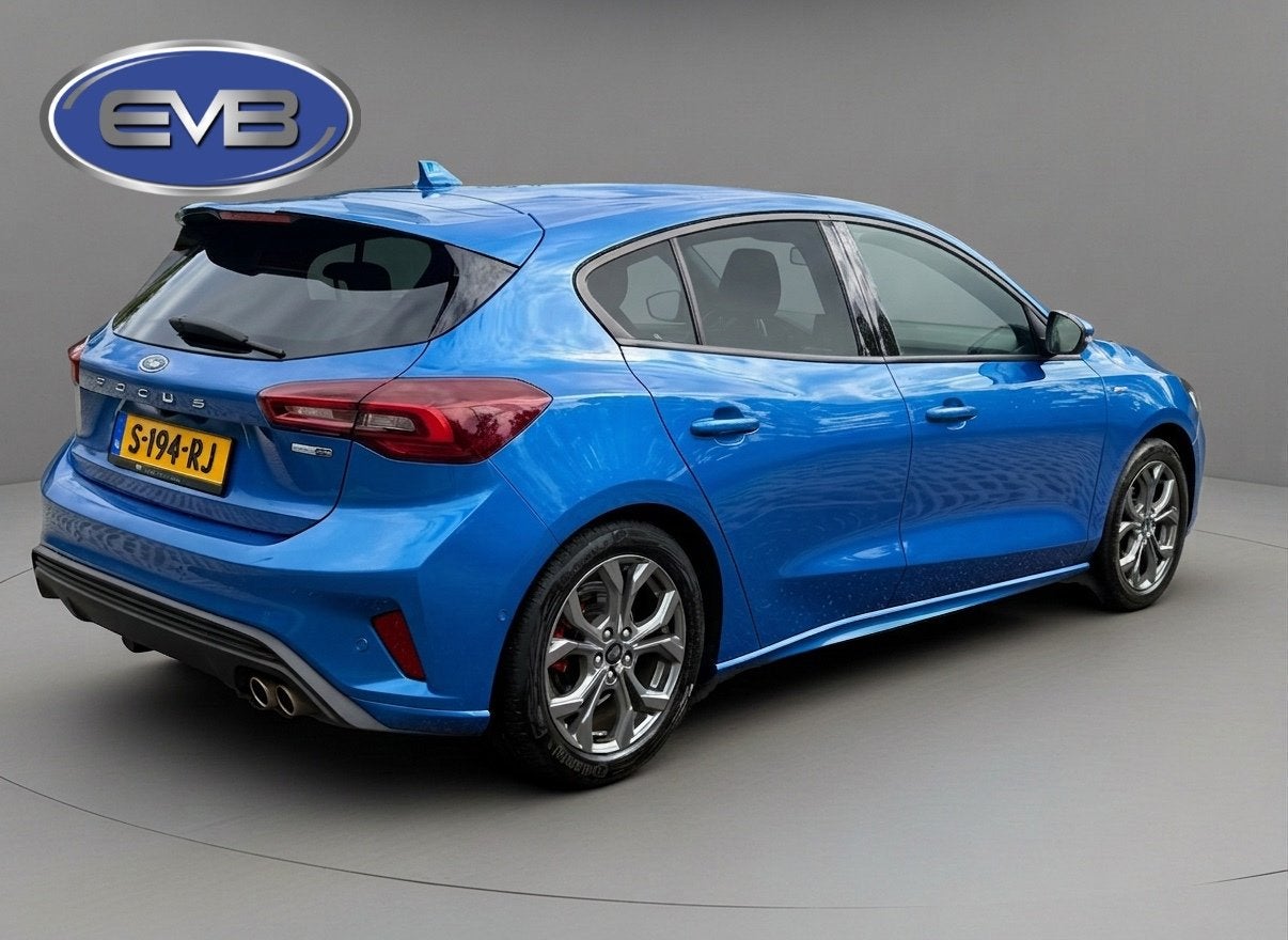 Ford Focus 1.0 EcoBoost Hybrid ST Line X, achteruitrijcamera, Auto's, 125 pk, Gebruikt, Euro 6, Blauw