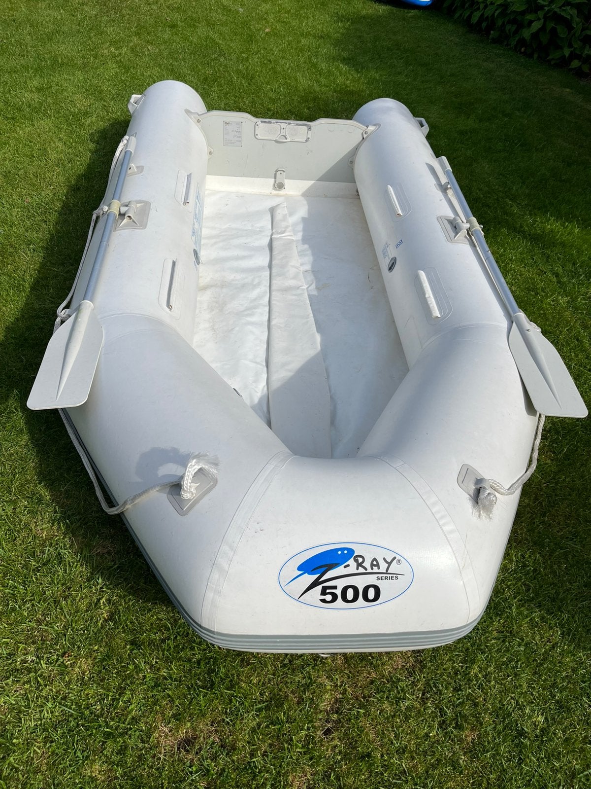Rubberboot opblaasbaar zonder opblaas bodem, Ophalen, Zo goed als nieuw, Overige typen, Motorboot