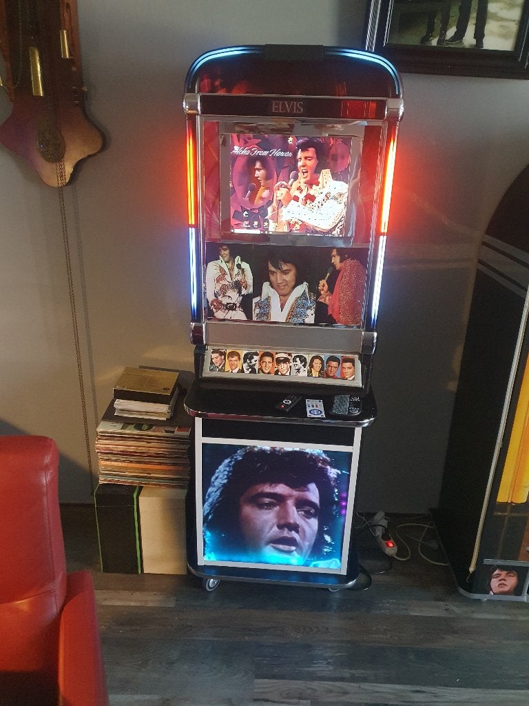 Super aparte Elvis Presley jukebox, alles werkend voor 100%, Ophalen, Zo goed als nieuw, 1970 tot heden, Overige merken