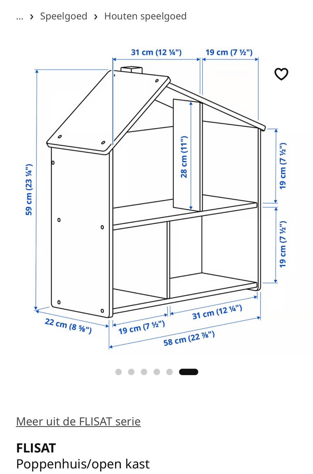 Poppenhuis, Ophalen of Verzenden, Zo goed als nieuw