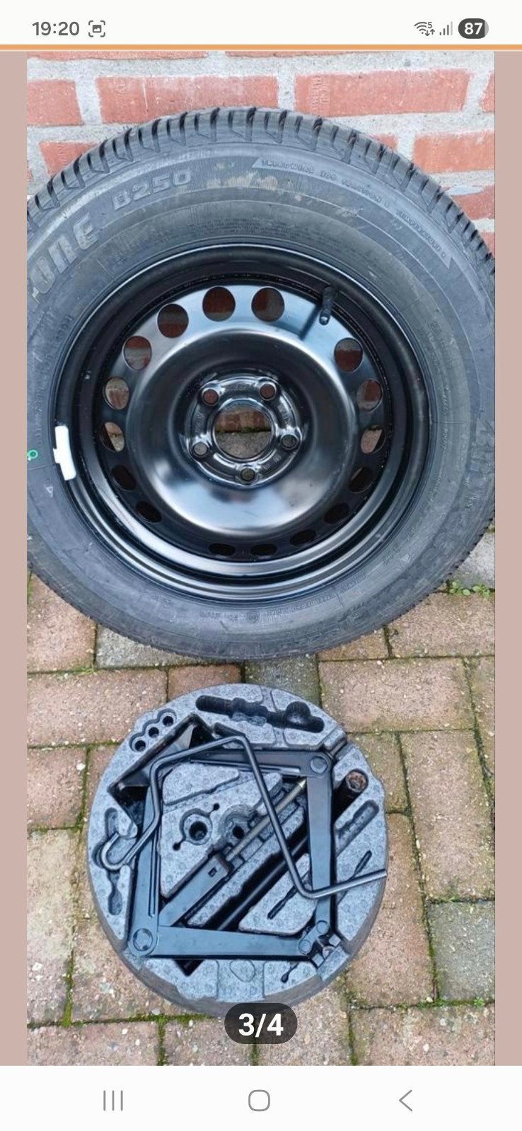Reservewiel opel, Auto diversen, Ophalen of Verzenden