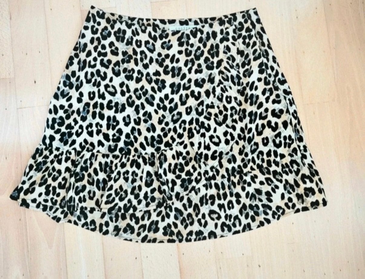 Nieuw rok panterprint Costes, Kleding | Dames, Rokken, Beige, Nieuw, Ophalen of Verzenden, Maat 34 (XS) of kleiner