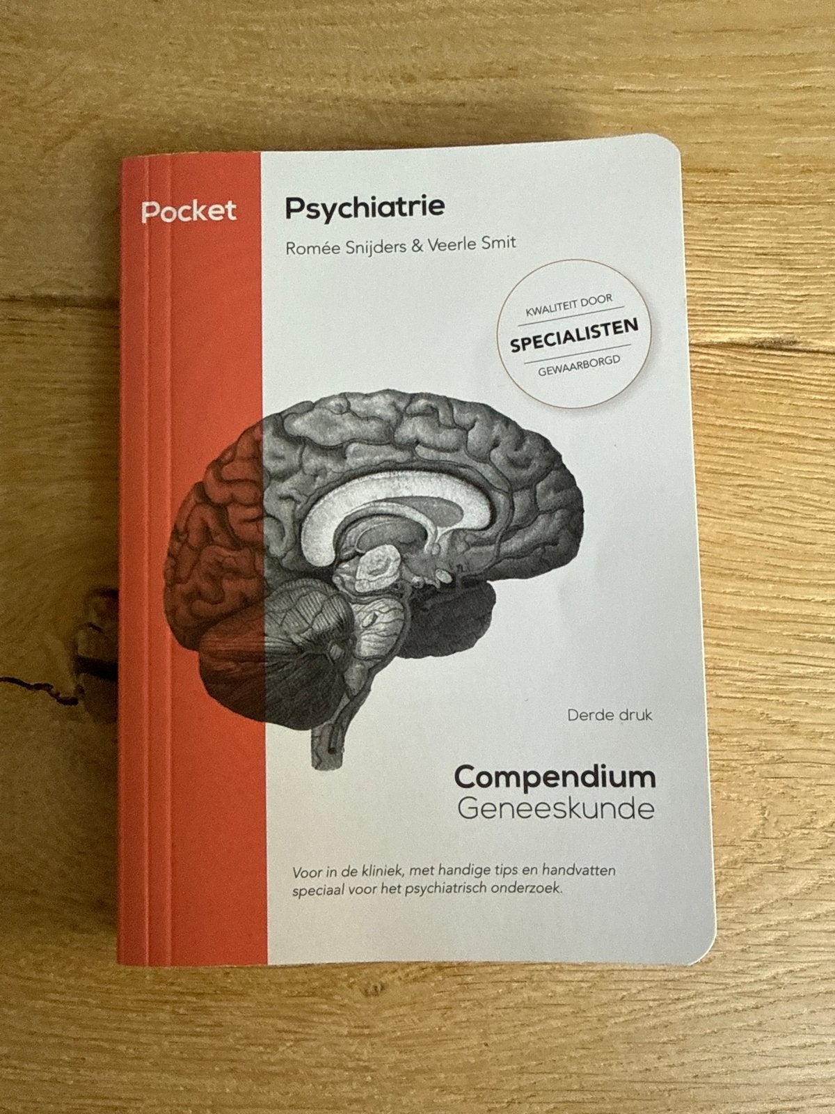 Pocket Psychiatrie 3e druk - Compendium Geneeskunde, Boeken, Verzenden, Gamma, Zo goed als nieuw, WO