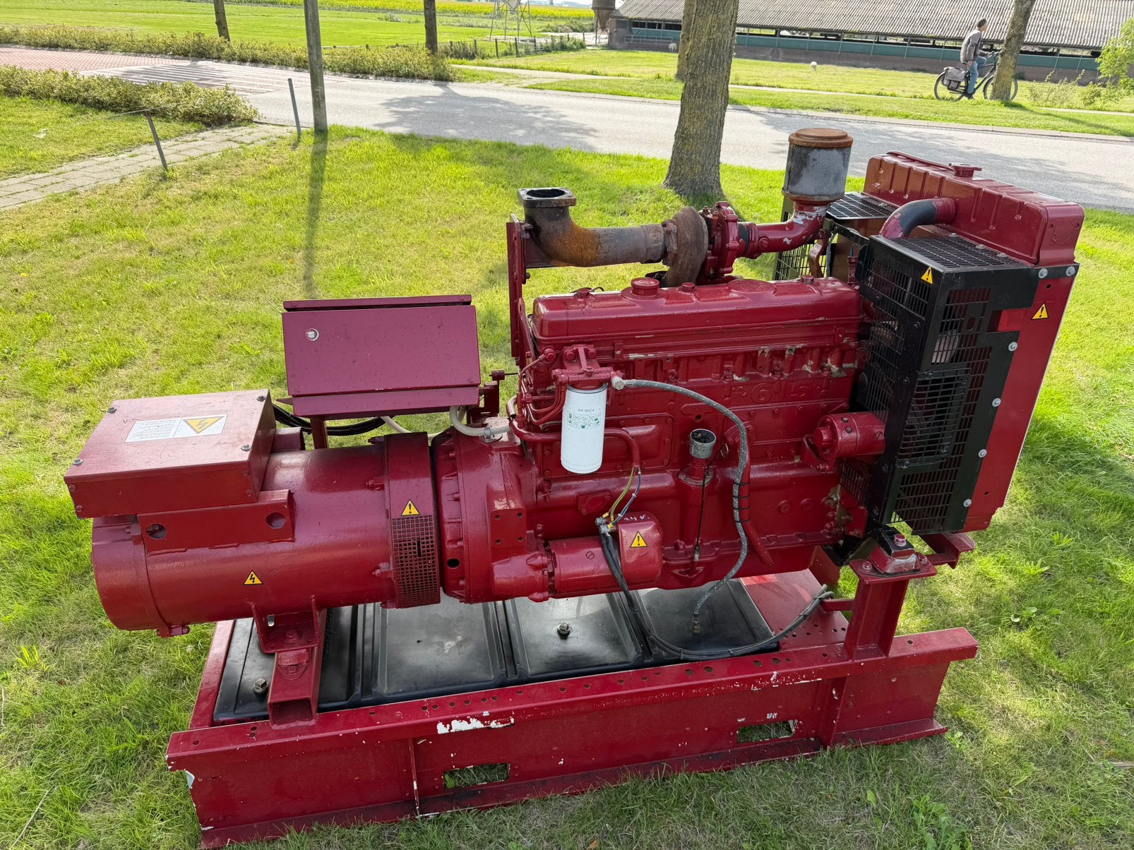 DEFECT DAF 615 turbo. 80 kva aggregaat generator, Ophalen, Gebruikt