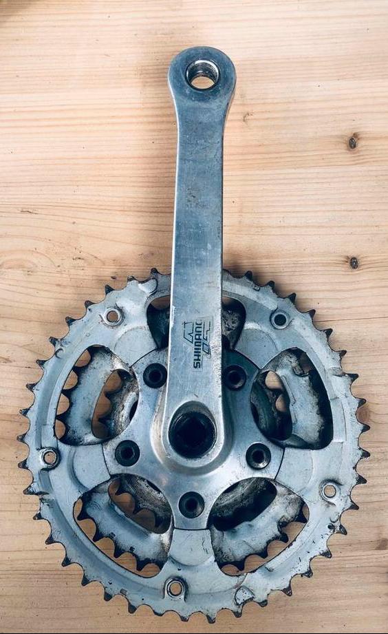 Shimano Crankstel, Ophalen of Verzenden, Gebruikt