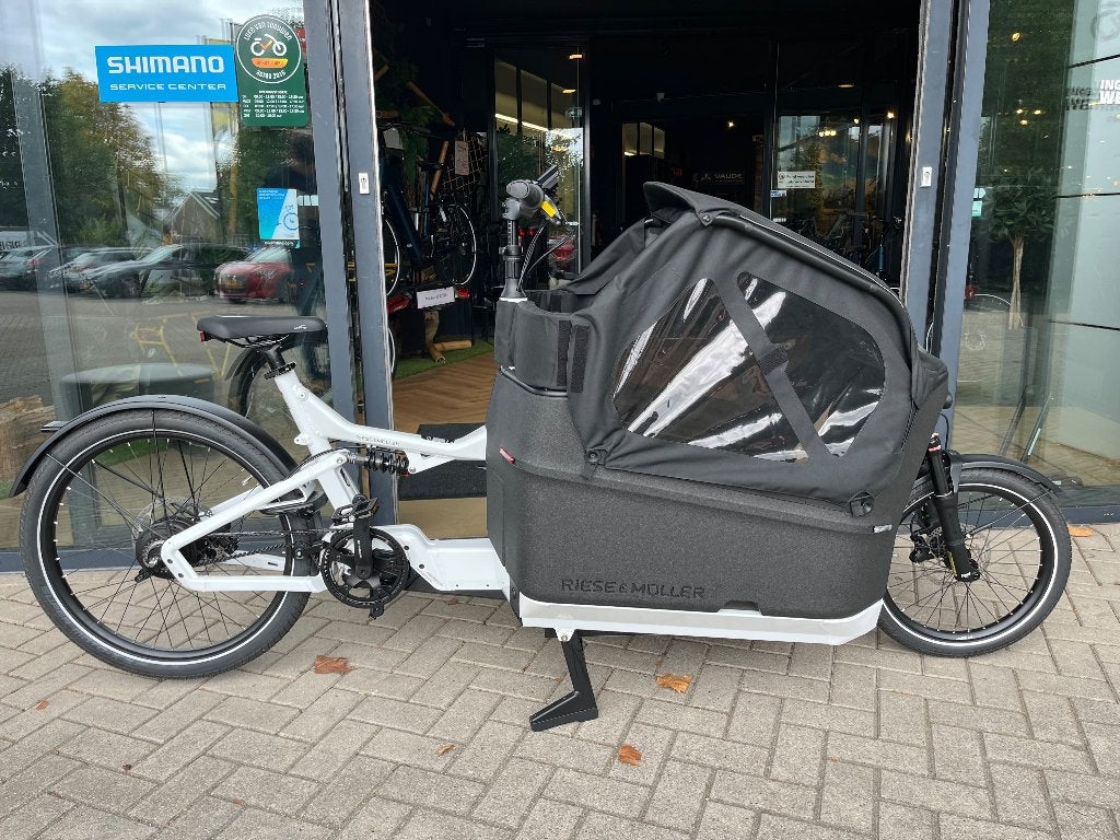NIEUW Riese & Müller Packster2 70 CT Bosch Cargo bakfiets, Nieuw, 2 kinderen, Elektrisch, Schijfrem