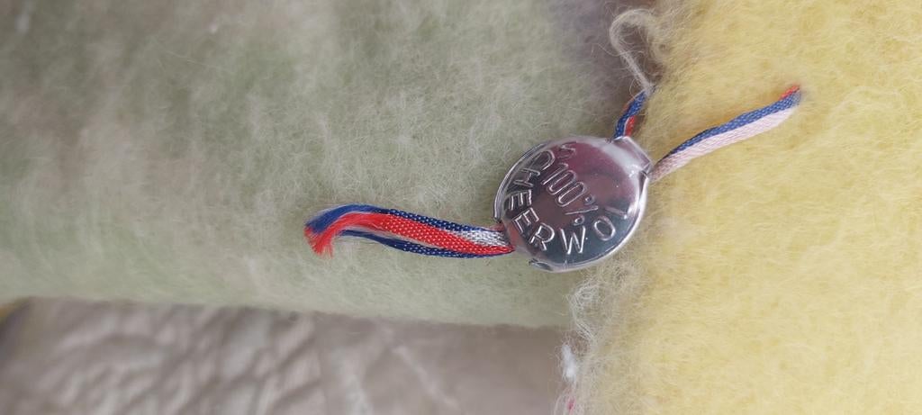 Vintage Aabe Wollen Deken - 100% Scheerwol, Ophalen of Verzenden, Zo goed als nieuw