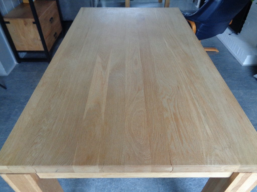 eettafel, Ophalen, Gebruikt, 100 tot 150 cm, Eikenhout