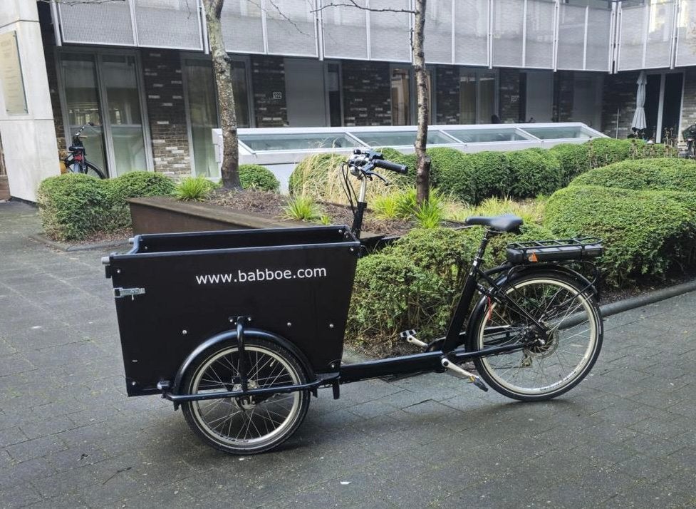 Babboe Dog E bakfiets als nieuw!, Elektrisch, Zo goed als nieuw, 2 kinderen, Trommelrem
