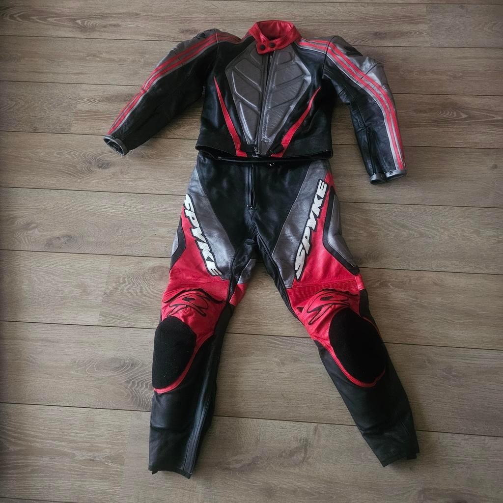 Spyke leren motorpak maat 48 (XS), Ophalen of Verzenden, Tweedehands, Dames, Combipak