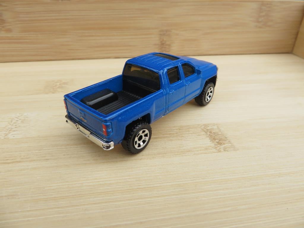 Matchbox Chevrolet Chevy Silverado blauw, Ophalen of Verzenden, Zo goed als nieuw, Auto