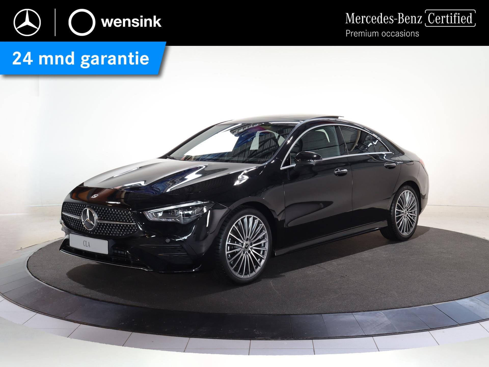 Mercedes-Benz CLA-klasse 180 Business Solution AMG | Panoram, Auto's, 136 pk, Gebruikt, 4 cilinders, Zwart